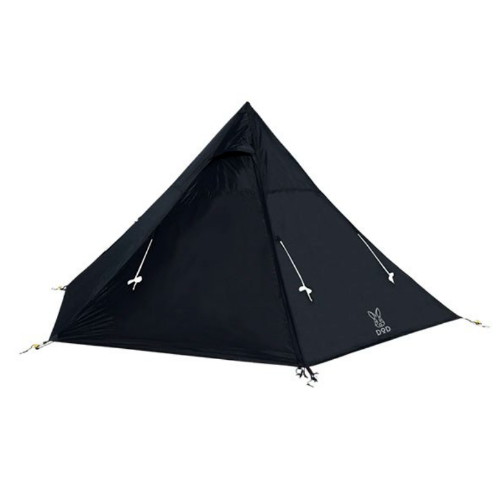 도플갱어아웃도어 DOD 원 폴 텐트 M 블랙 해외구매 (햇 포함)_이미지