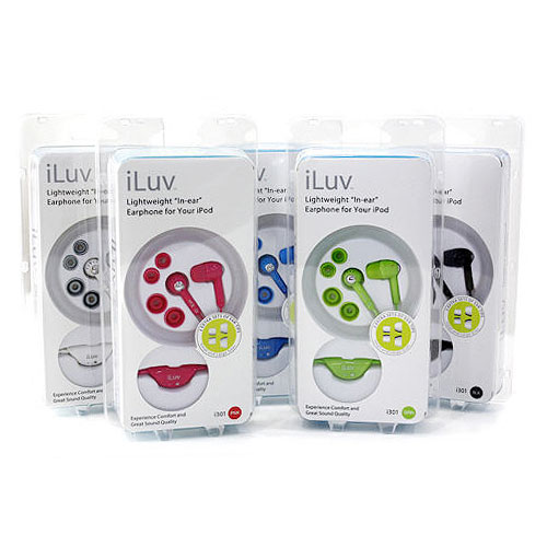볼륨 컨트롤러 컬러 이어폰 (iLuv)