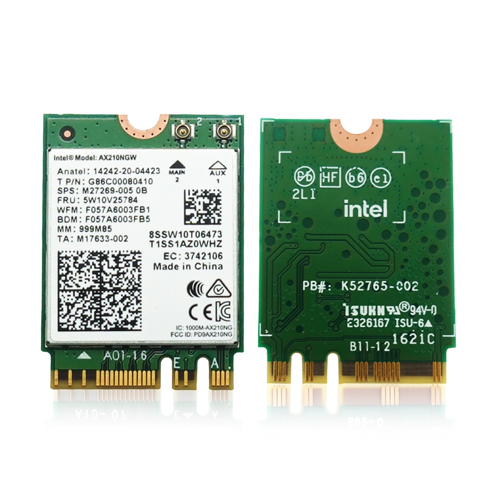 오존컴퍼니 인텔 AX210NGW 무선랜카드 (부착형 안테나 포함)_이미지