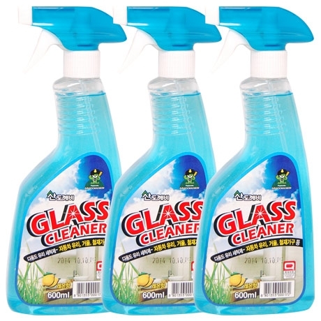 산도깨비 유리세척제 600ml (3개)