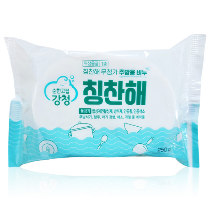 강청 칭찬해 주방비누 250g (5개)_이미지
