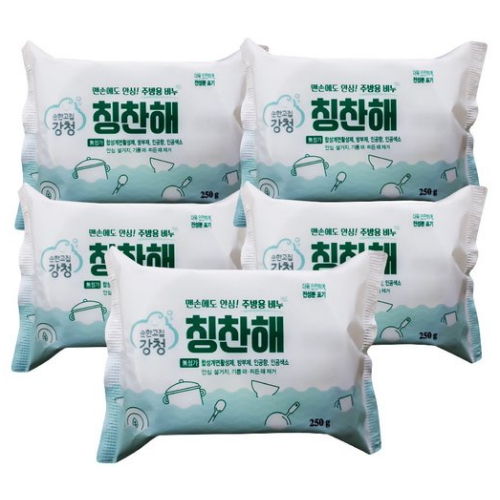 강청 칭찬해 주방비누 250g (5개)_이미지