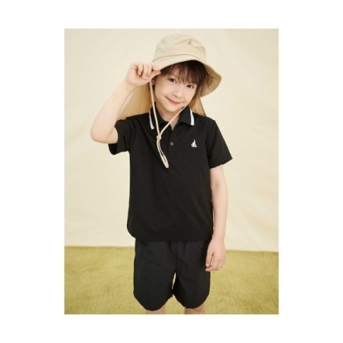 KIDS 핫썸머 SORONA 아이스 칼라 반팔 상하세트 블랙 BI5442U065 BI5442U065 482027