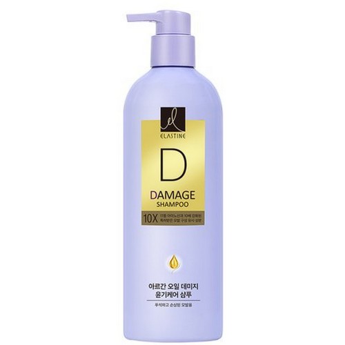 LG생활건강 엘라스틴 아르간오일 데미지 윤기케어 10X 샴푸 680ml (1개)