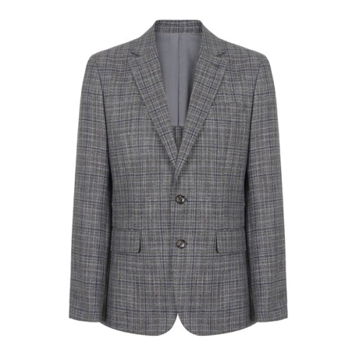 바쏘옴므 울 블렌디드 글랜체크 자켓 WSY1JS16A_이미지