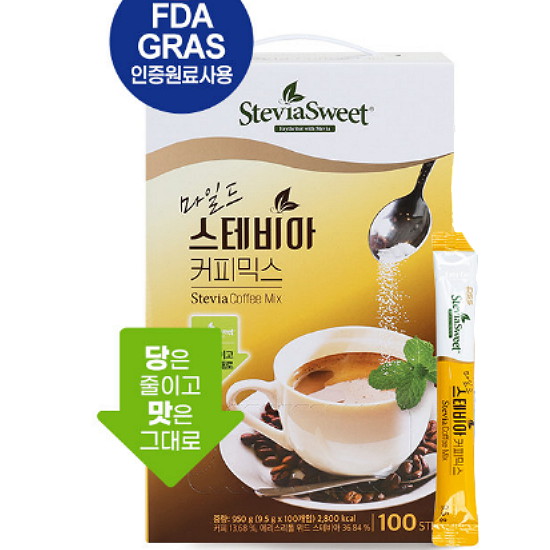 마일드 스테비아 커피믹스 100T