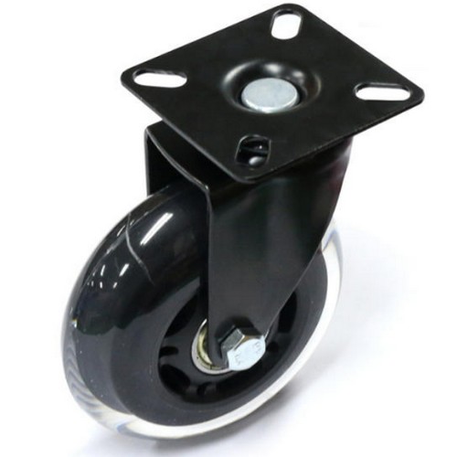 엠파이어 4형 무소음 우레탄 평판 회전 바퀴 DPR4TURN