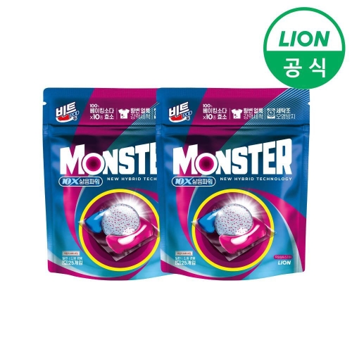 라이온코리아 비트 몬스터 팟 10X 삶음파워 유칼립투스 러쉬 25개입 (2개)