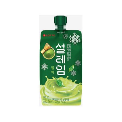롯데제과 설레임 말차 160ml (2개)_이미지