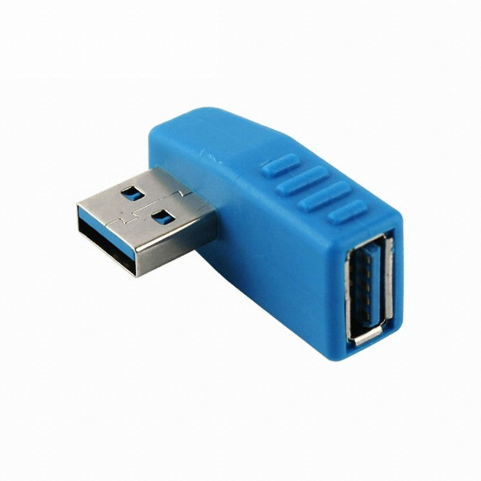 라이트컴 Coms USB 3.0 젠더 연장 M/F 우향 꺾임형 [NA781]