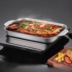 사각 라면 냄비 손잡이 스테인레스 인덕션 오븐 먹방 촬영