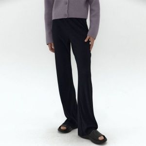 38컴온커먼 11차 21AU PLEATS BANDING PANTS NAVY 131048_이미지