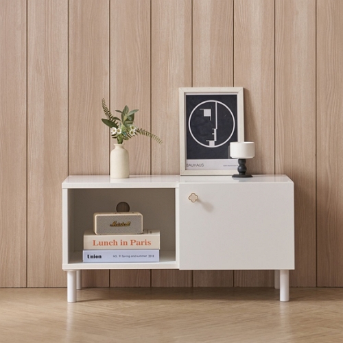 히트가구 HD210 수납 1도어 2칸 거실장 800