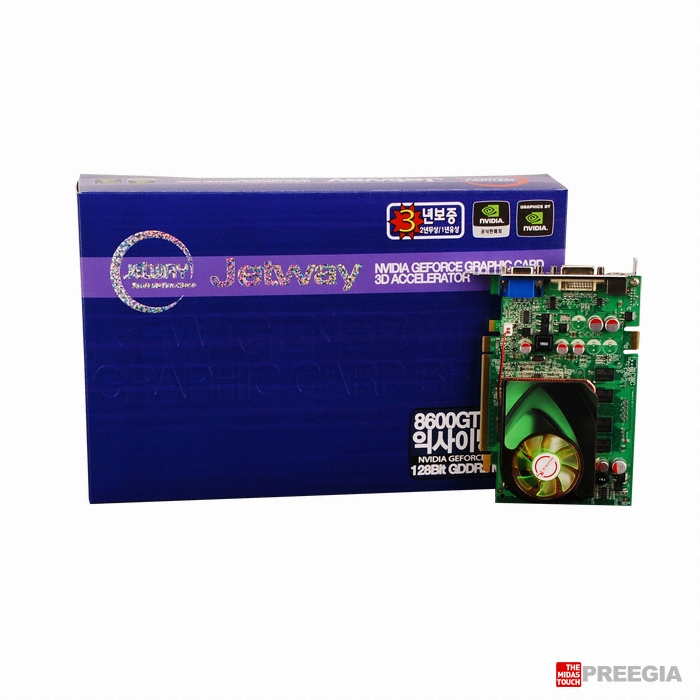 JETWAY ������ 8600GT �ͻ����� ���� DDR2 256MB
