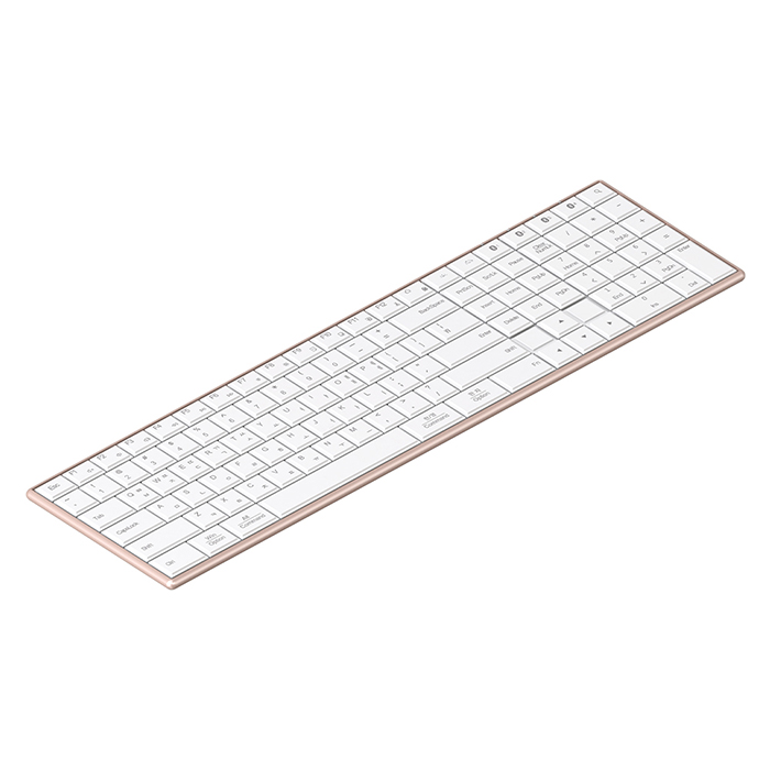 앱코 TOS200 LED 블루투스 키보드 (로즈골드)_이미지