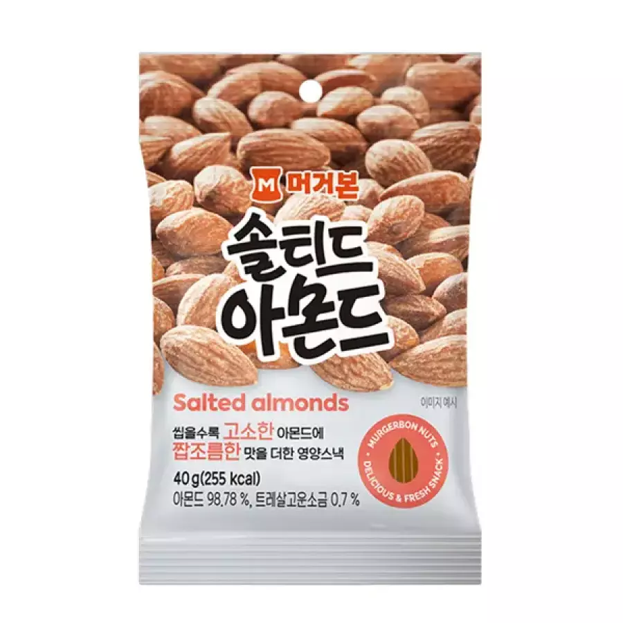머거본 솔티드 아몬드 40g (5개)