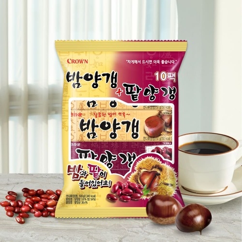 크라운제과 밤 연양갱 50g (10개)_이미지