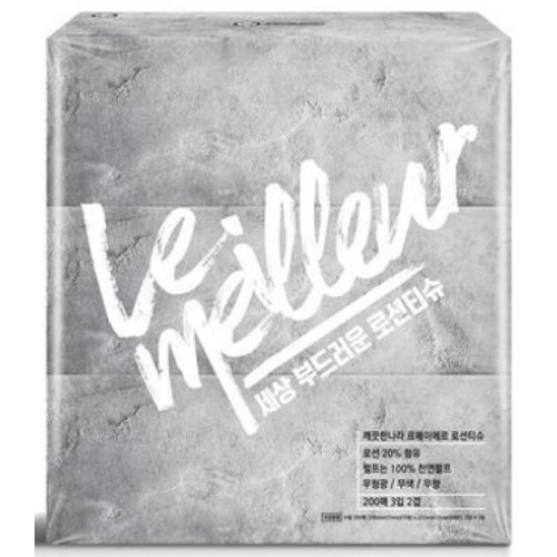 깨끗한나라 ㅤ르 메이에르 로션티슈 200매 (3개입) *1팩_이미지