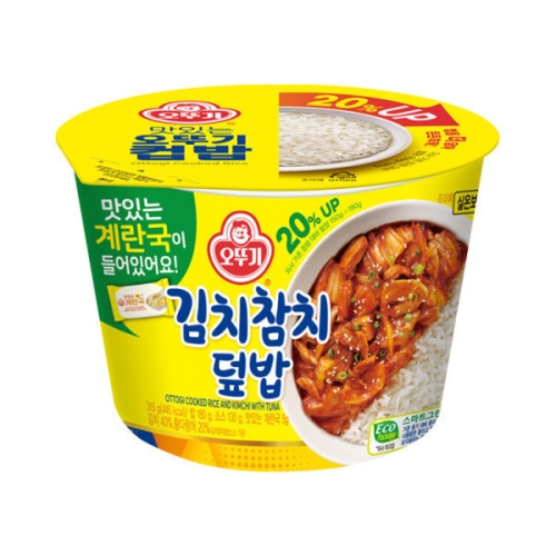 오뚜기 컵밥 김치참치덮밥 315g(+계란국) (10개)