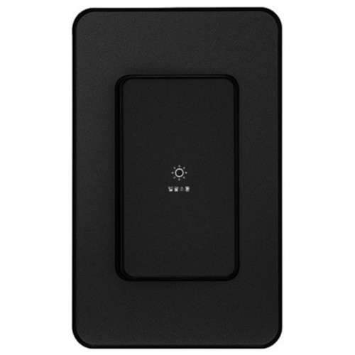 제일전기공업 디아트플러스 1구 일괄소등 스위치 메탈블랙 2개