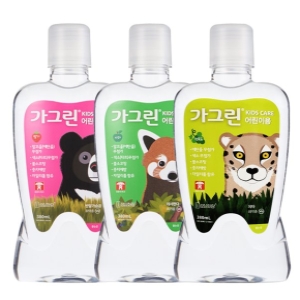동아제약 가그린 어린이용 사과 2개 + 딸기 2개 + 청포도 2개 380ml [1세트]
