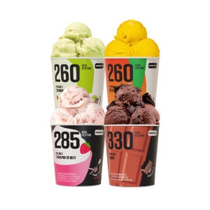 스키니피그 스키니 칼로리 아이스크림 파인트 474ml (4개)_이미지