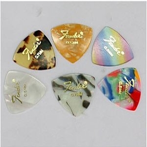 펜더 기타 피크 셀룰로이드 삼각형 0.5mm 25개