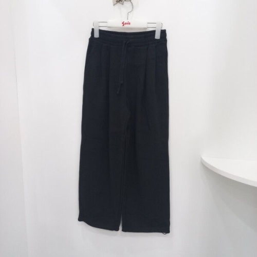 소이 블랙 사카리바 투턱 와이드바지 25W5784_KG_이미지