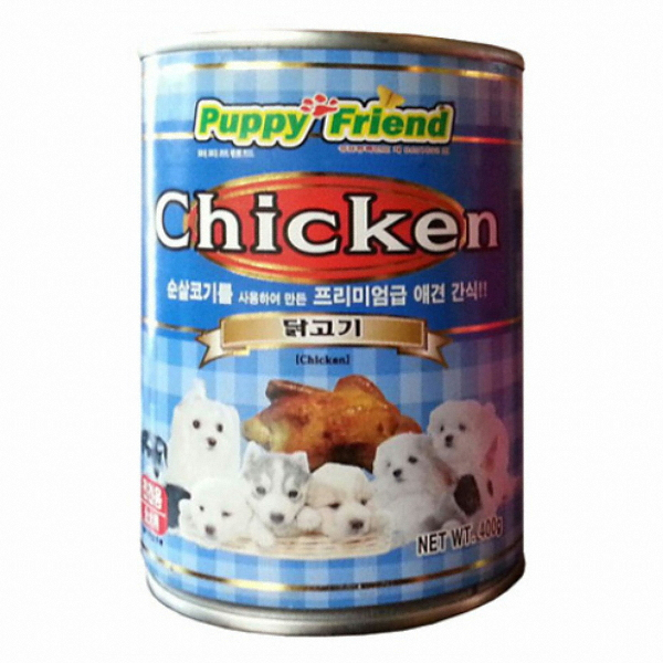  퍼피프렌드 닭고기 캔 400g [24개]
