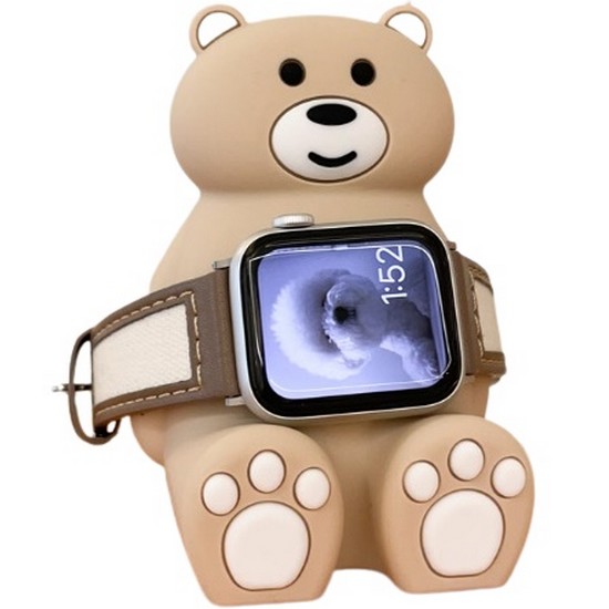 태블리스 애플워치 곰돌이 충전 거치대 충전독_이미지