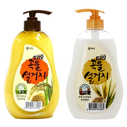 애경 트리오 곡물설거지 750ml (2개)