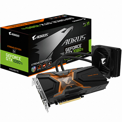 GIGABYTE AORUS 지포스 GTX1080 Ti Xtreme D5X 11GB 워터포스