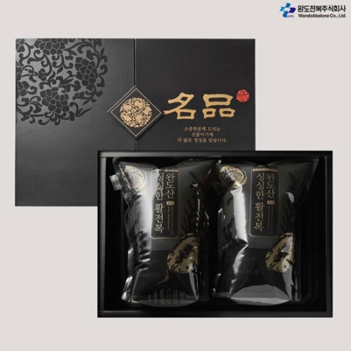완도전복주식회사 수복 특대전복 프리미엄세트 20~21미 2.1kg [1개]