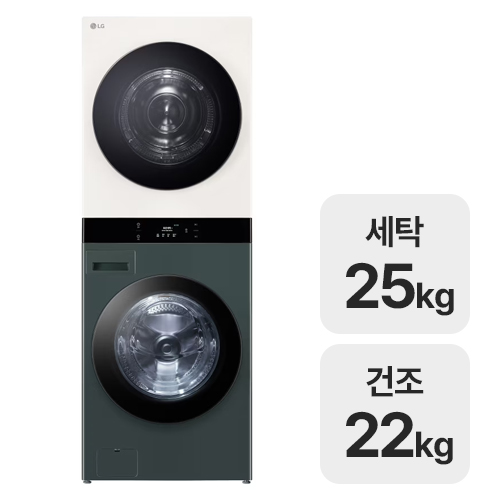 LG전자 트롬 오브제컬렉션 워시타워 WL22GEHU