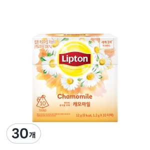 유니레버 립톤 캐모마일 허브티 1.2g 30개