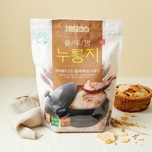 자연다움 우리쌀로 만든 끓여먹는 솥뚜껑 누룽지 (3kg,1개)_이미지