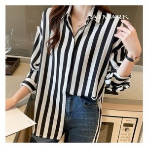  앳마크 루즈핏스트라이프셔츠_AA36SH002G 578711_AA36SH002G