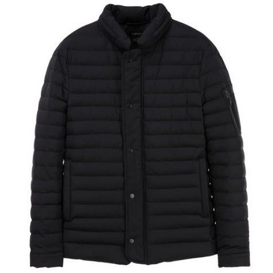 LF 질스튜어트뉴욕 맨 구스다운 퀼팅 스냅버튼 점퍼 JNJU8D002BK