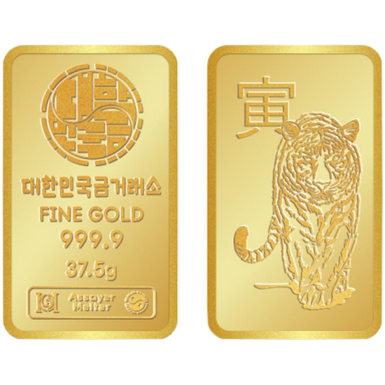 대한민국금거래소  호랑이 골드바 37.5g