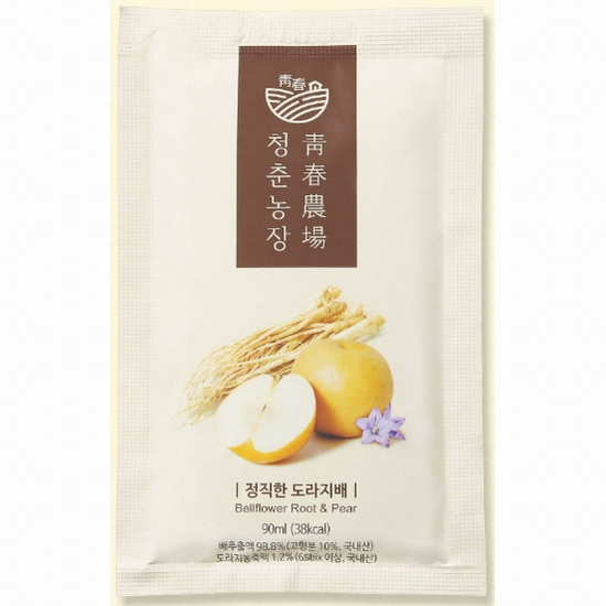 청춘농장 정직한 도라지배즙 90ml 60포이미지입니다. 누르면 해당 게시물로 새창이동합니다.