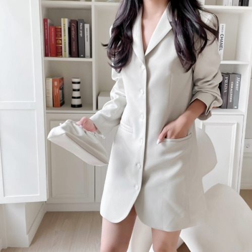 드레스날다 포토샵보정 다트 테일러드 자켓 원피스 ops1362