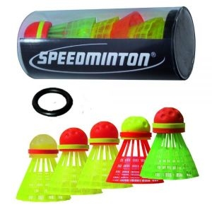 스피드 minton Mix 5pk 스피더 튜브 Birdies for 5종 포함. 야외 게임용 배드민턴크로스민턴SM031005