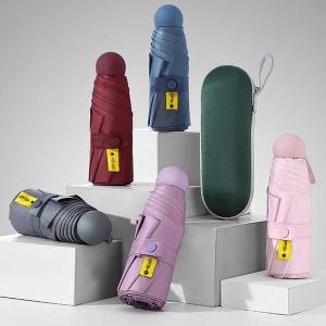 셀러허브 마카롱 접이식 양우산 미니 초경량 캡슐 암막우산 S10464043_이미지