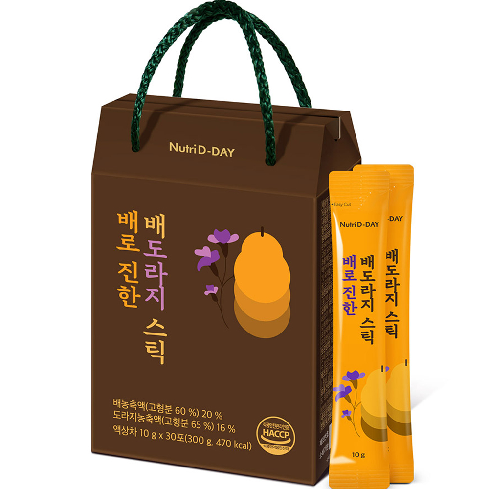 뉴트리디데이 배로 진한 배도라지 스틱 10g 30포 (1개)