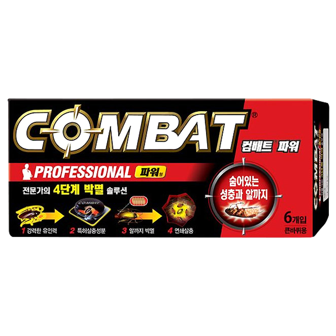 컴배트 파워 큰바퀴용 6개입 (1개)_이미지