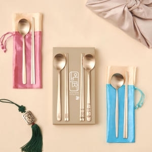 오부자 방짜유기 수저세트