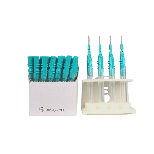 I형치간칫솔 3s 0.7mm 50p+거치대