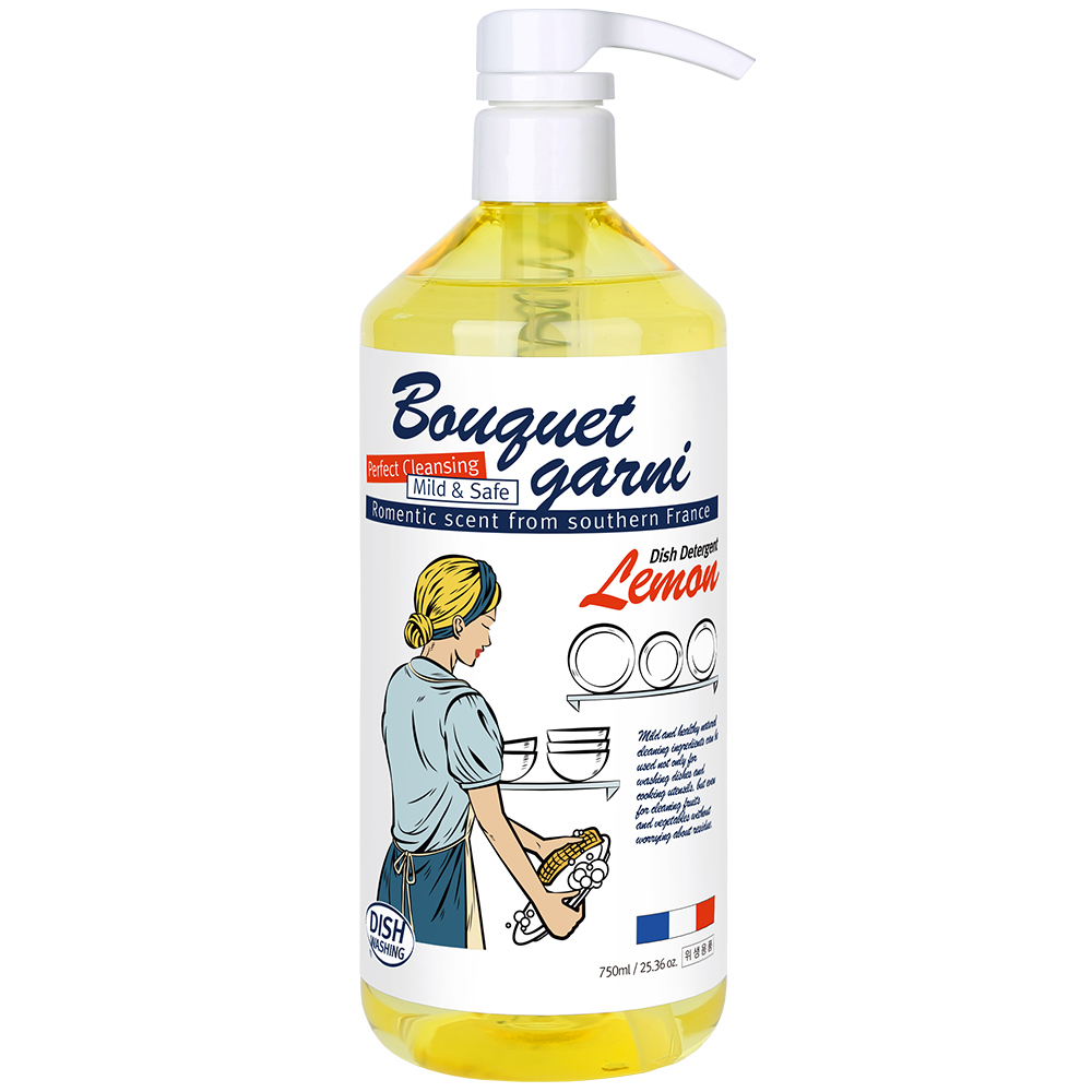 부케가르니 에코 1종 주방세제 레몬향 750ml