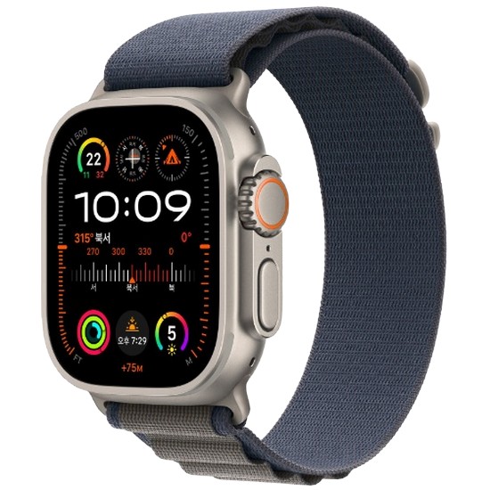 APPLE 워치 울트라2 49mm Cellular 내추럴 티타늄 (알파인루프, 해외구매)_이미지