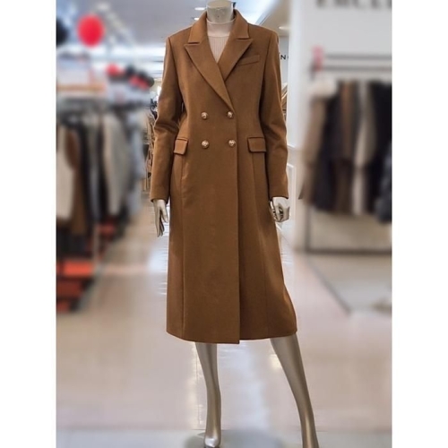 미니멈 세이브존03 100% 더블 롱 코트 AWMXDAWL0360A_이미지